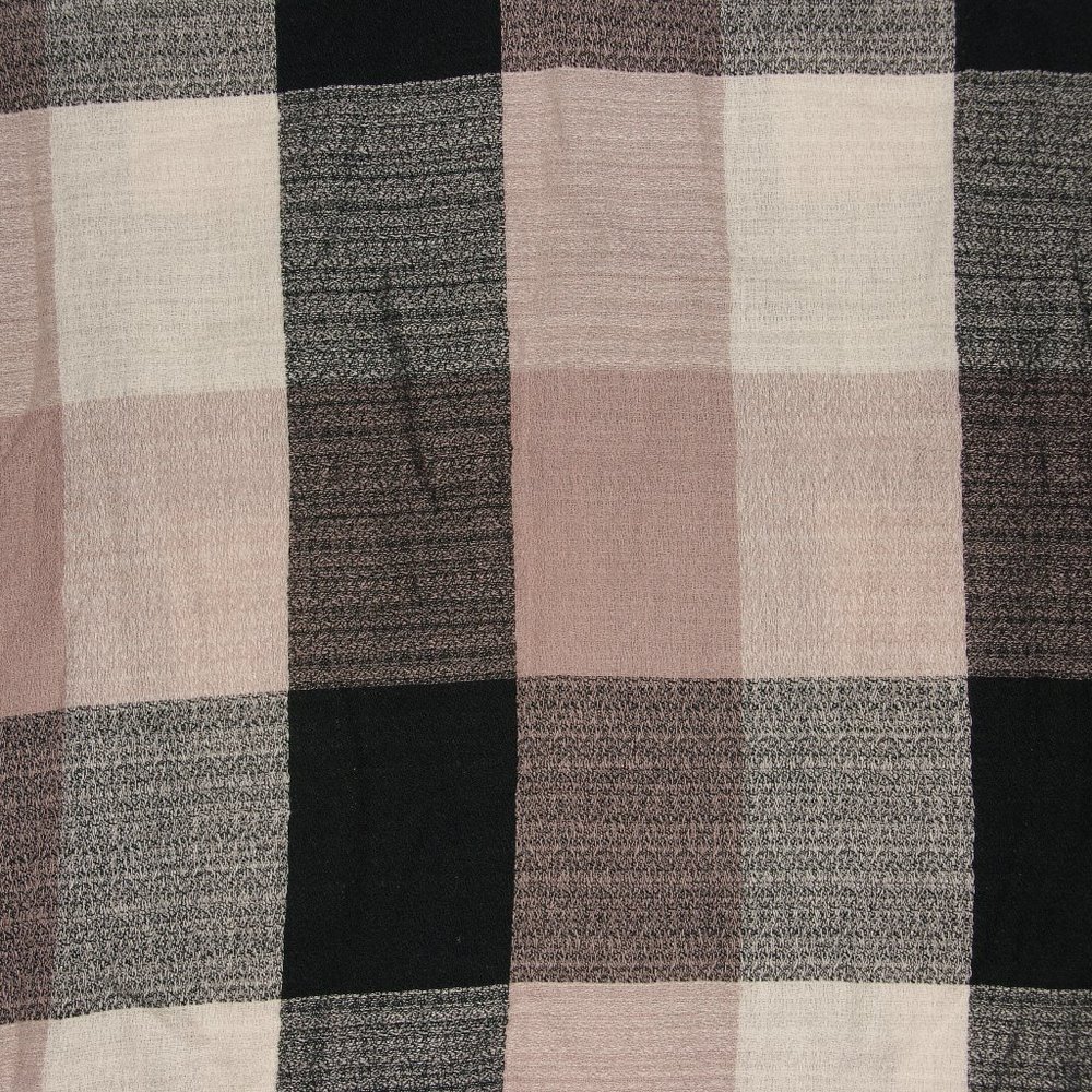 Anthro RO & DE Bell Sleeve Plaid Tie-Back Top sz S - Picture 6 of 10